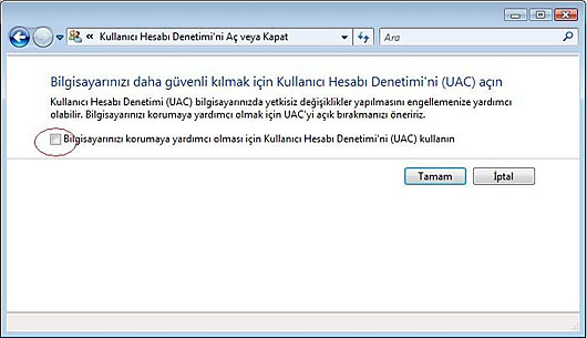 denetim masas? ekran?